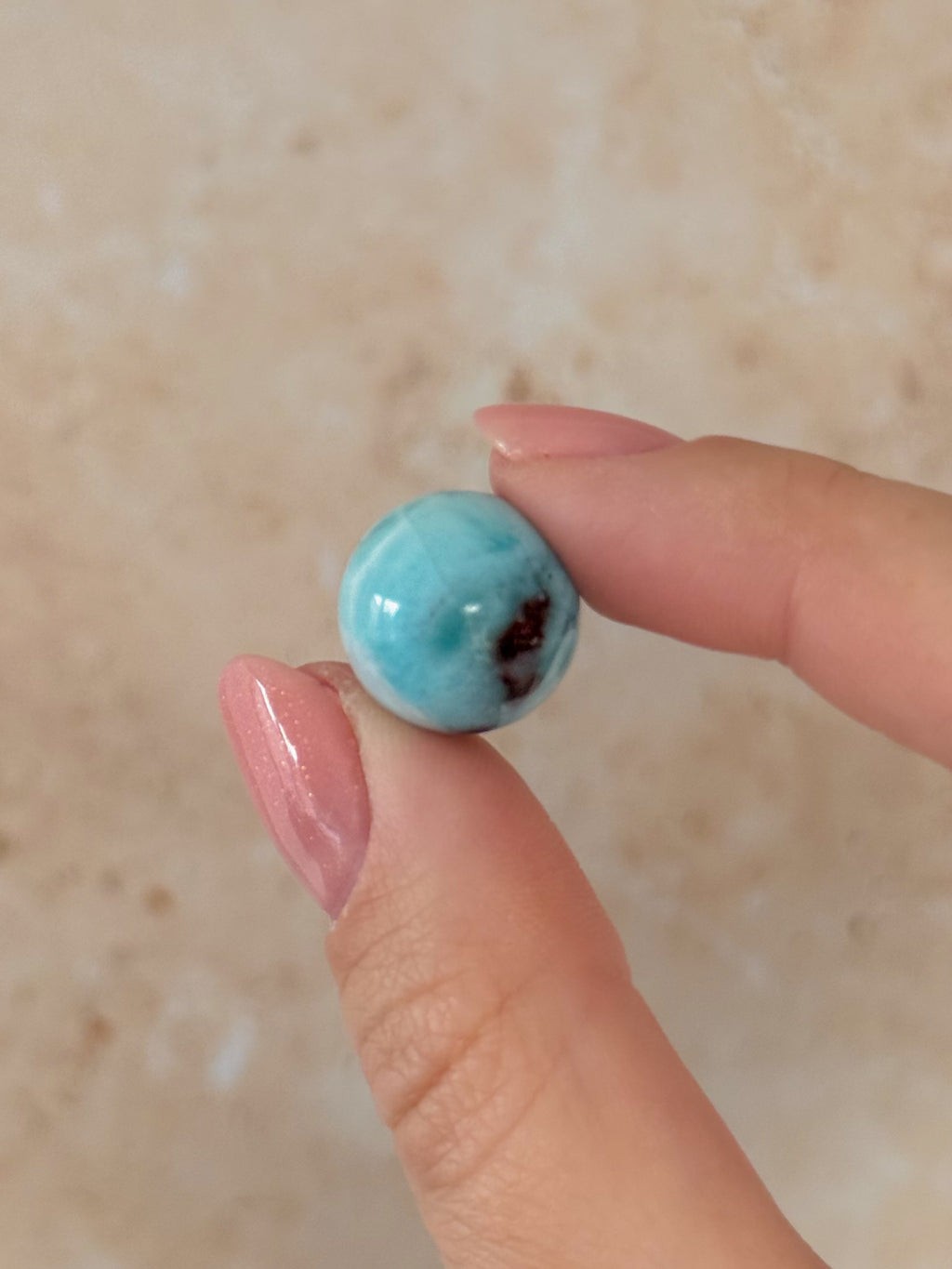 Larimar Mini Sphere B | Dominican Republic