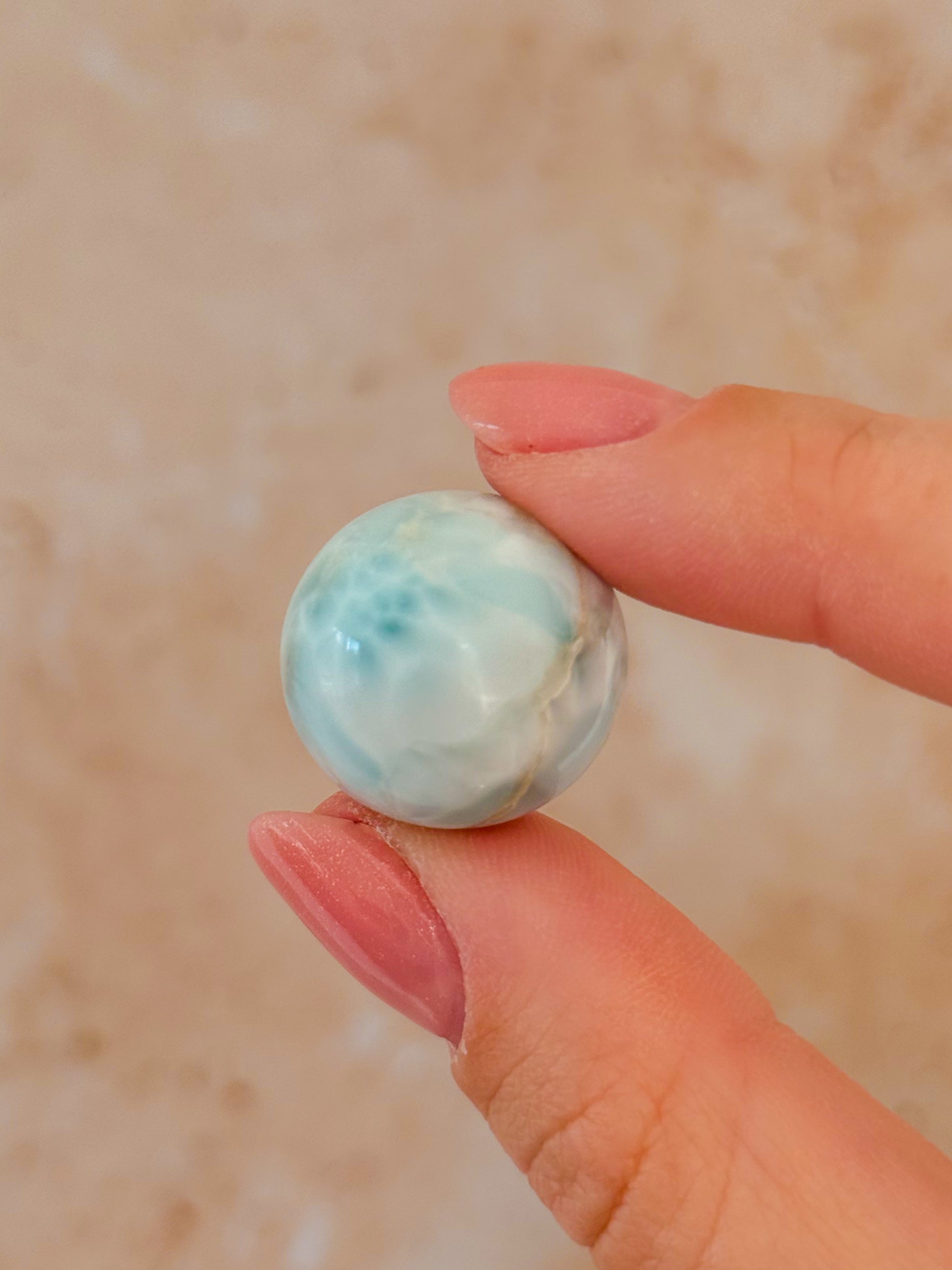 Larimar Mini Sphere A | Dominican Republic