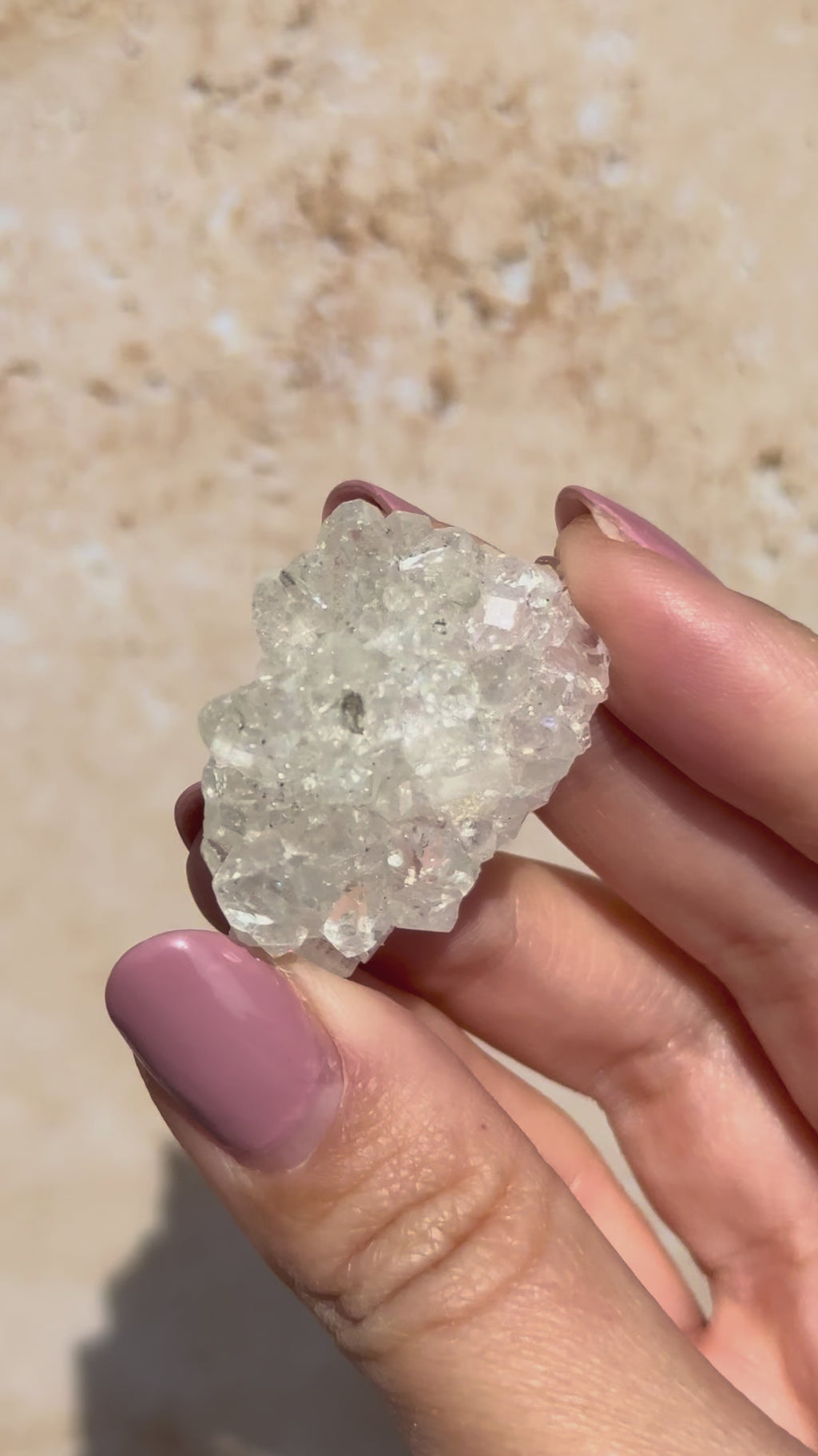 Diamond Apophyllite Cluster A | India