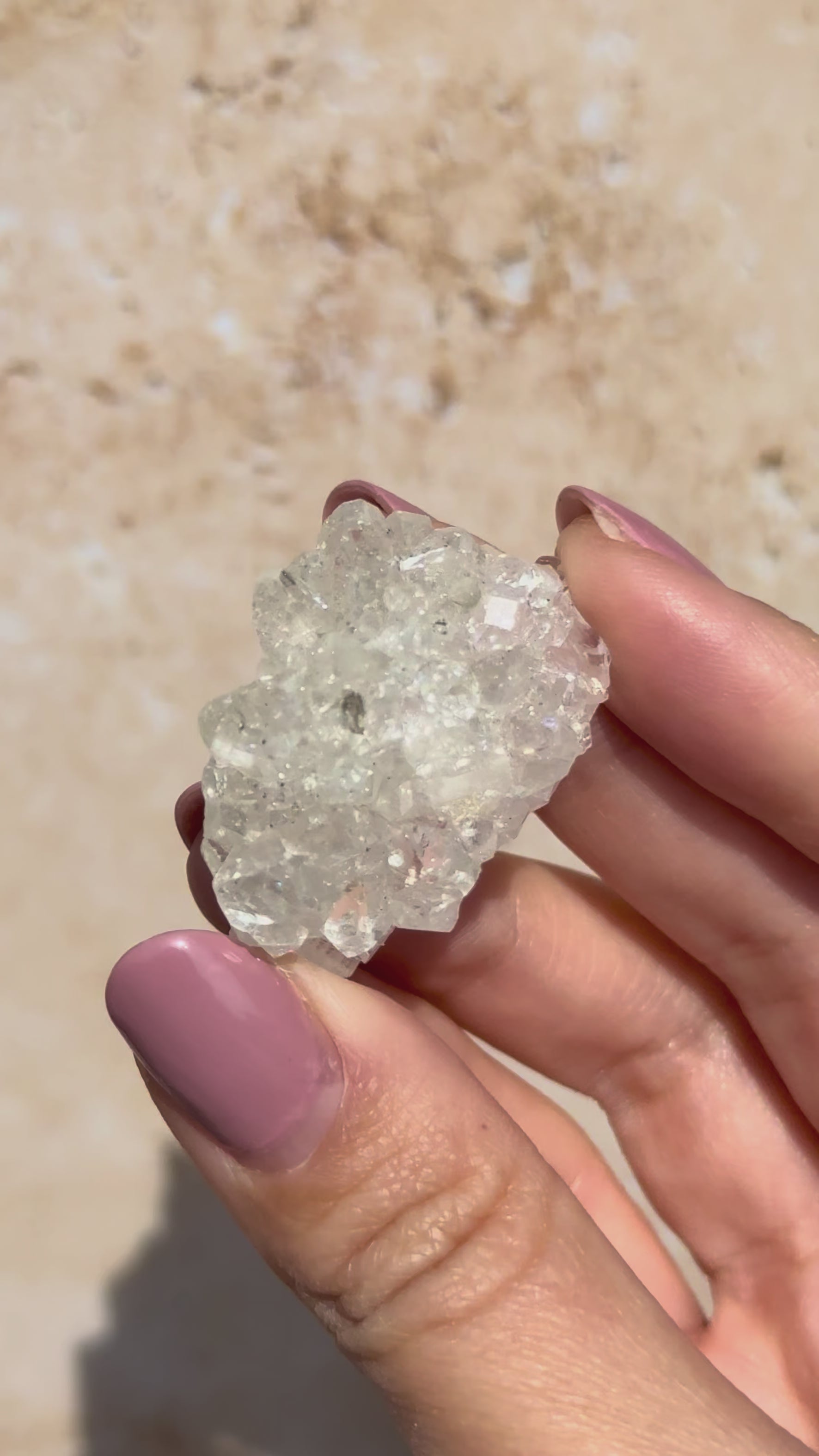 Diamond Apophyllite Cluster A | India