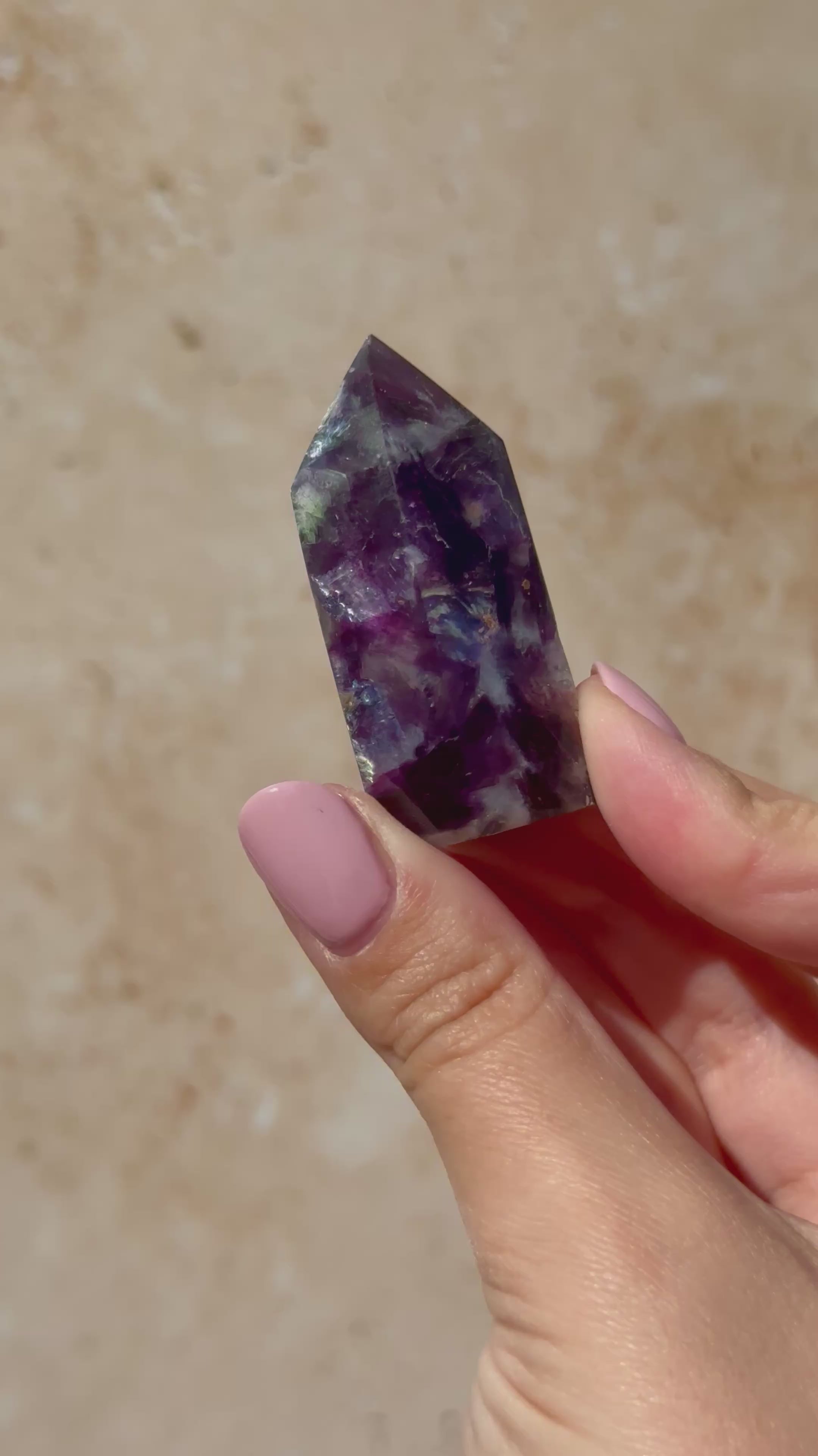 Lepidolite Point | Brazil