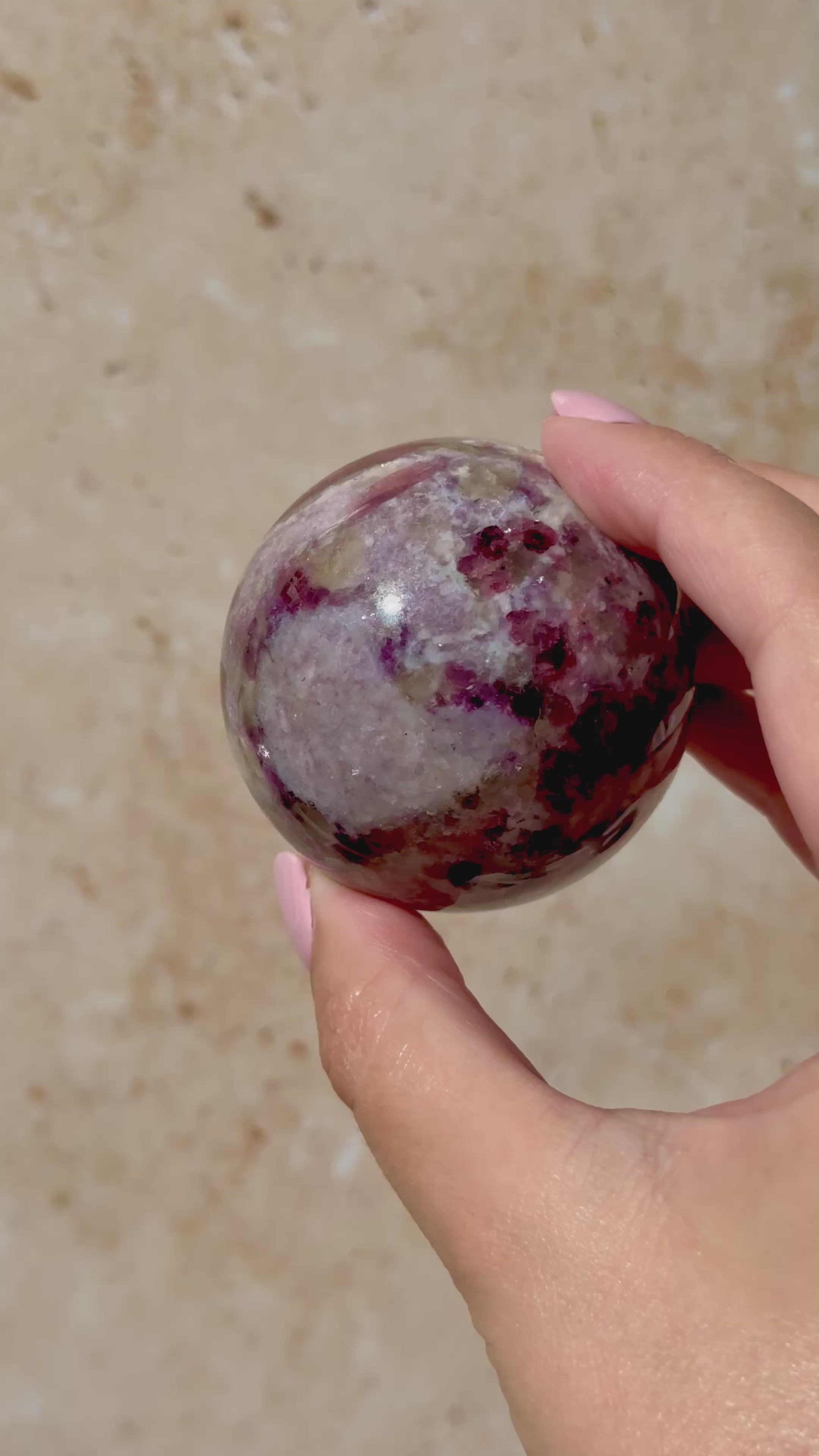 Unicorn Stone Sphere A | Madagascar