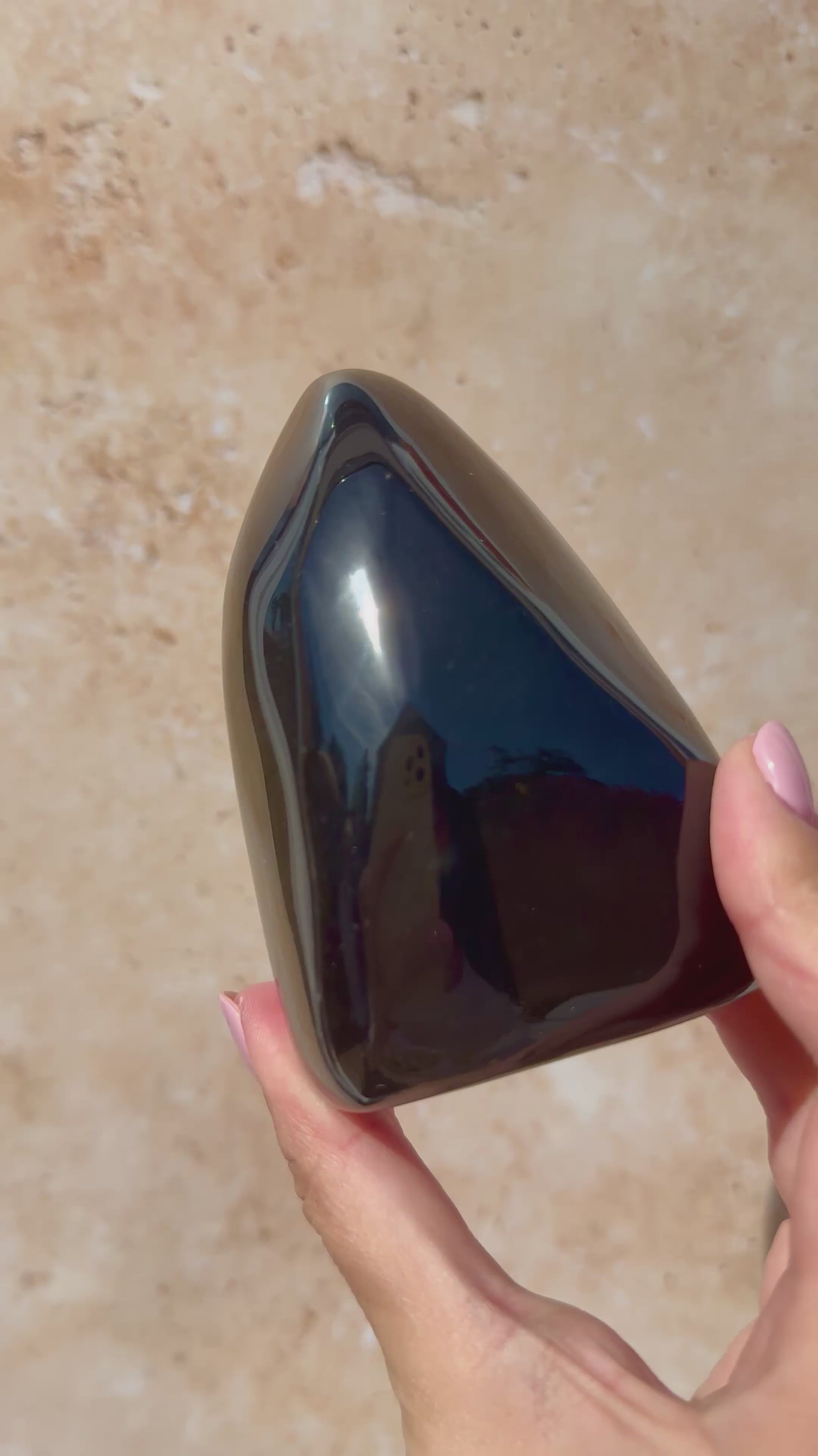 Golden Sheen Obsidian Freeform | Mexico