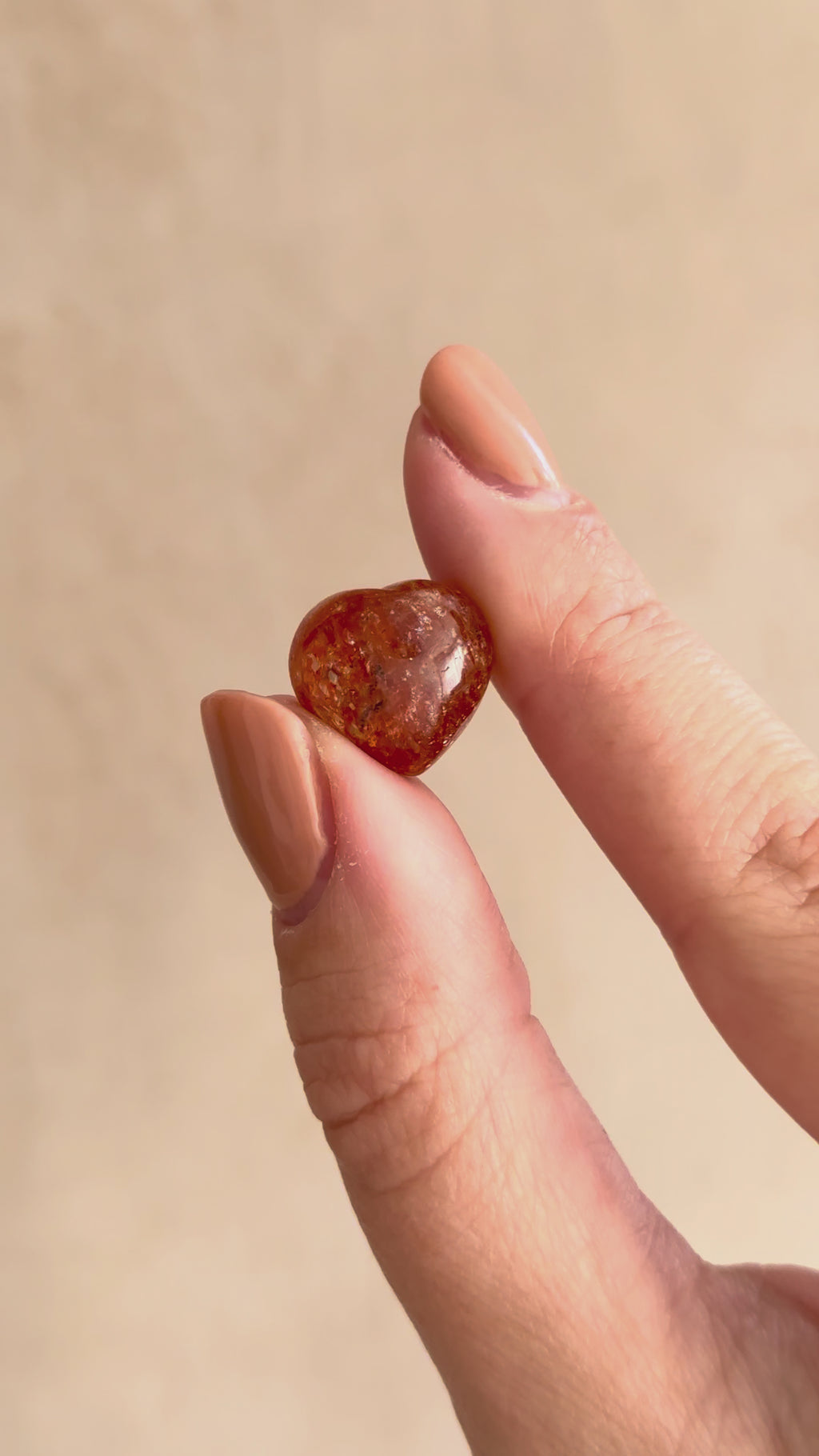 AAA Grade Sunstone Mini Heart | USA