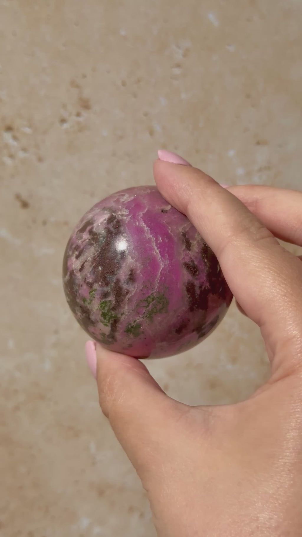 Cobaltoan Calcite Sphere | The Congo